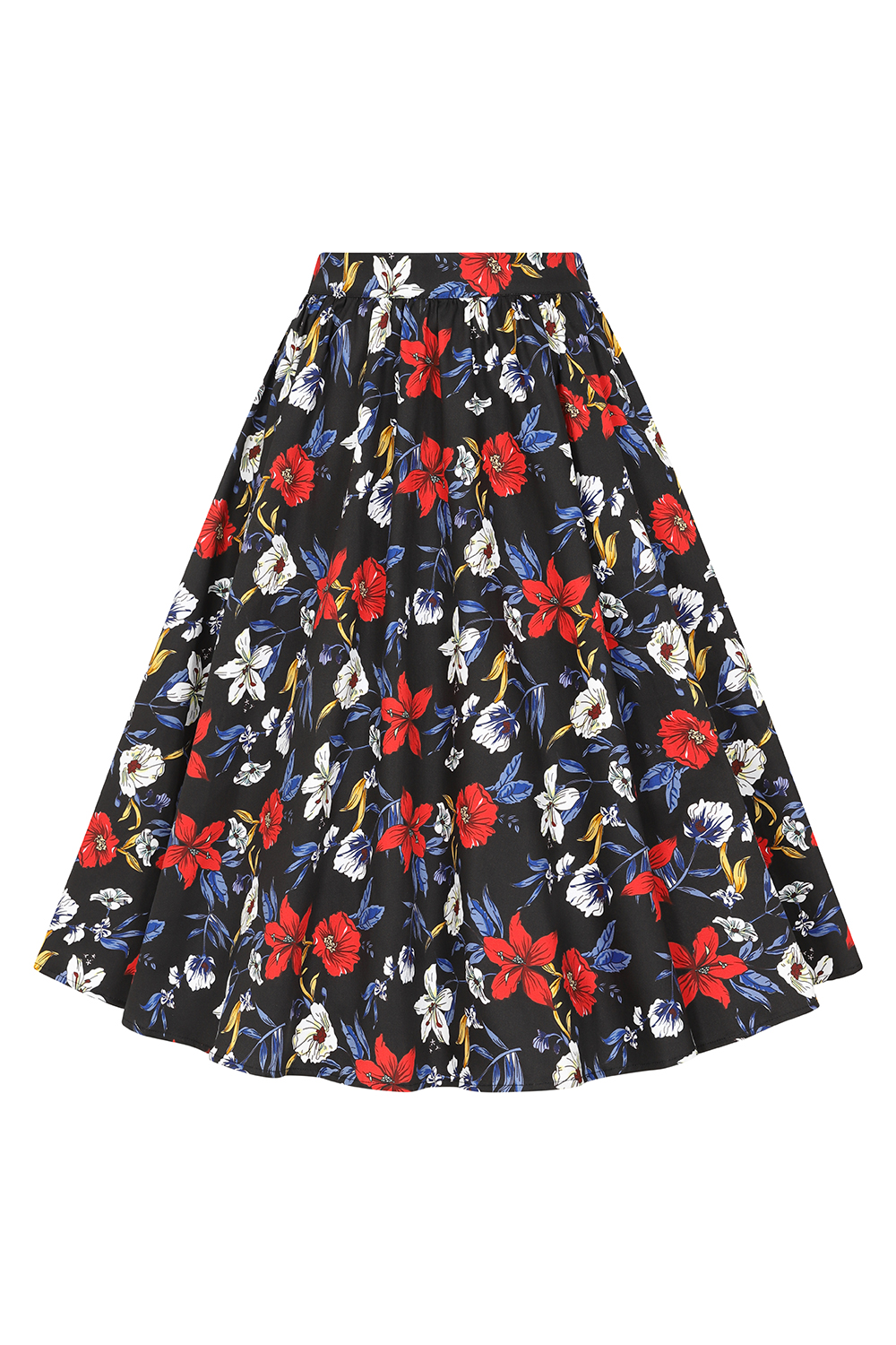 Milly Floral Swing Skirt